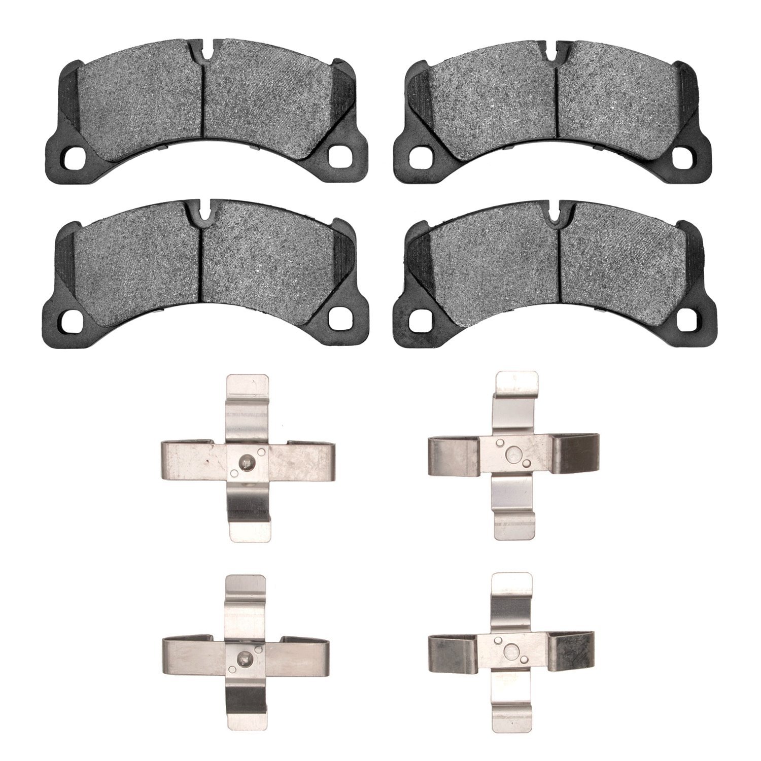 Euro Ceramic Brake Pads & Hardware Kit, 2011-2020 Audi/Porsche/Volkswagen, Position: Front