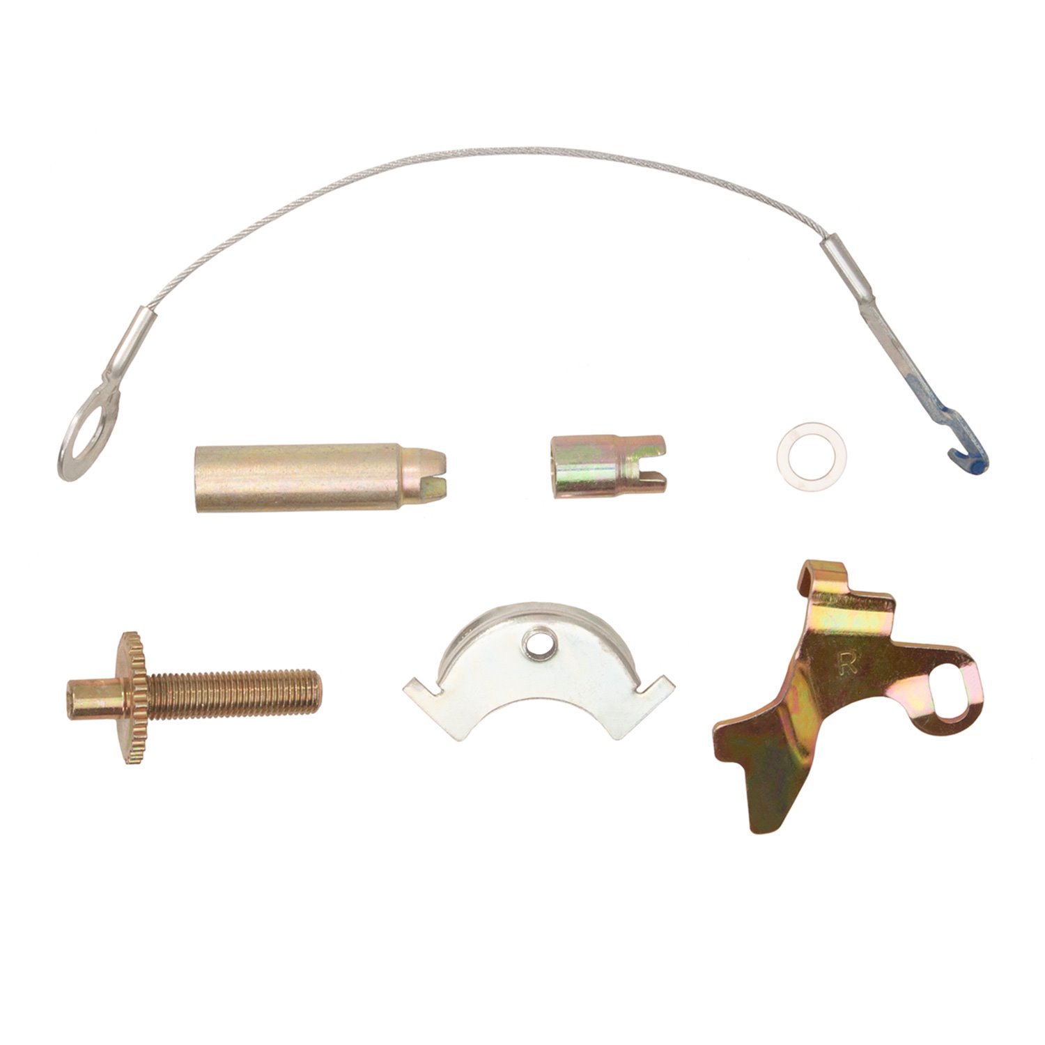Drum Adjuster Kit, 1987-1991 Ford/Lincoln/Mercury/Mazda, Position: Rear Right