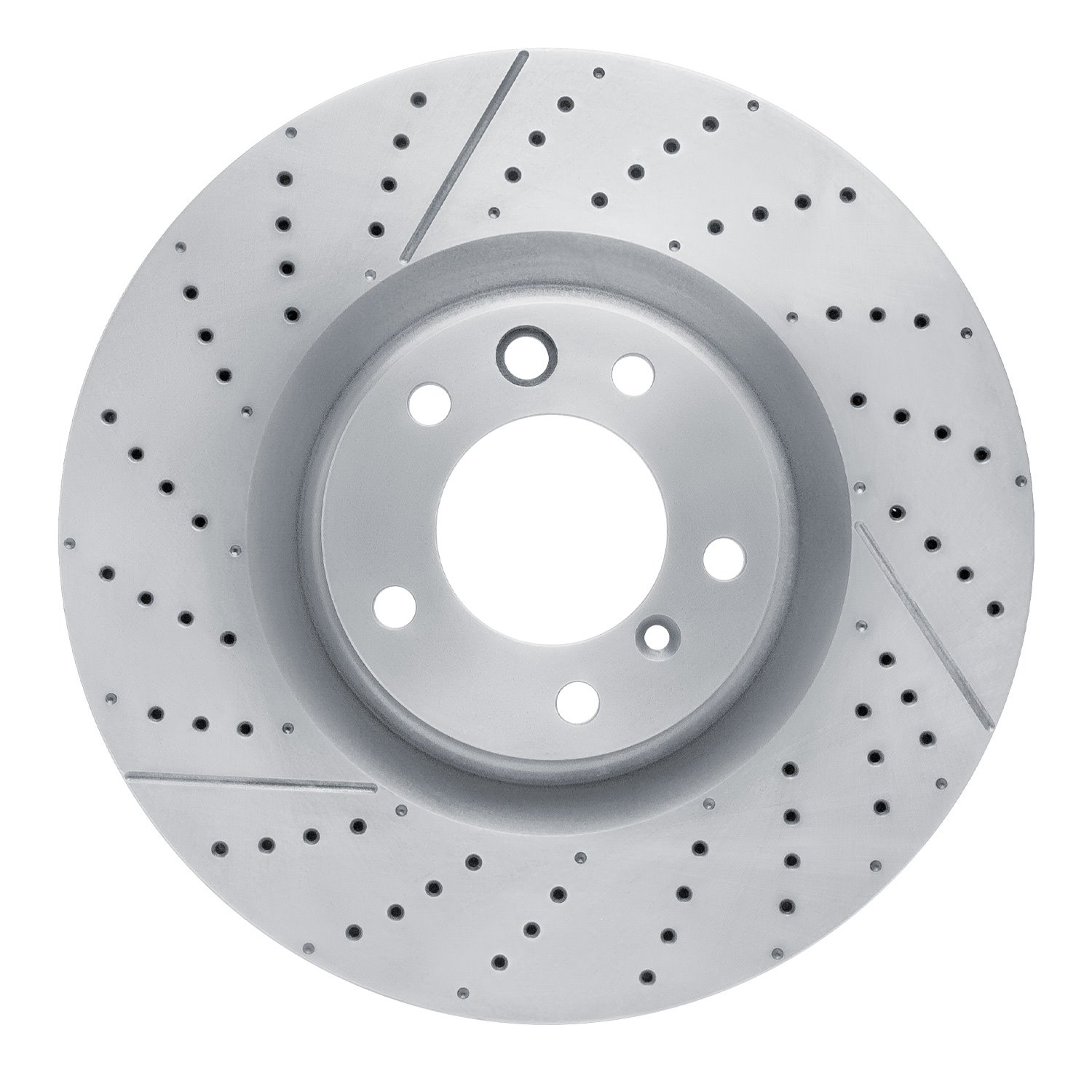 E-Line Drilled & Slotted Brake Rotor, 2013-2018 Mercedes-Benz, Position: Front