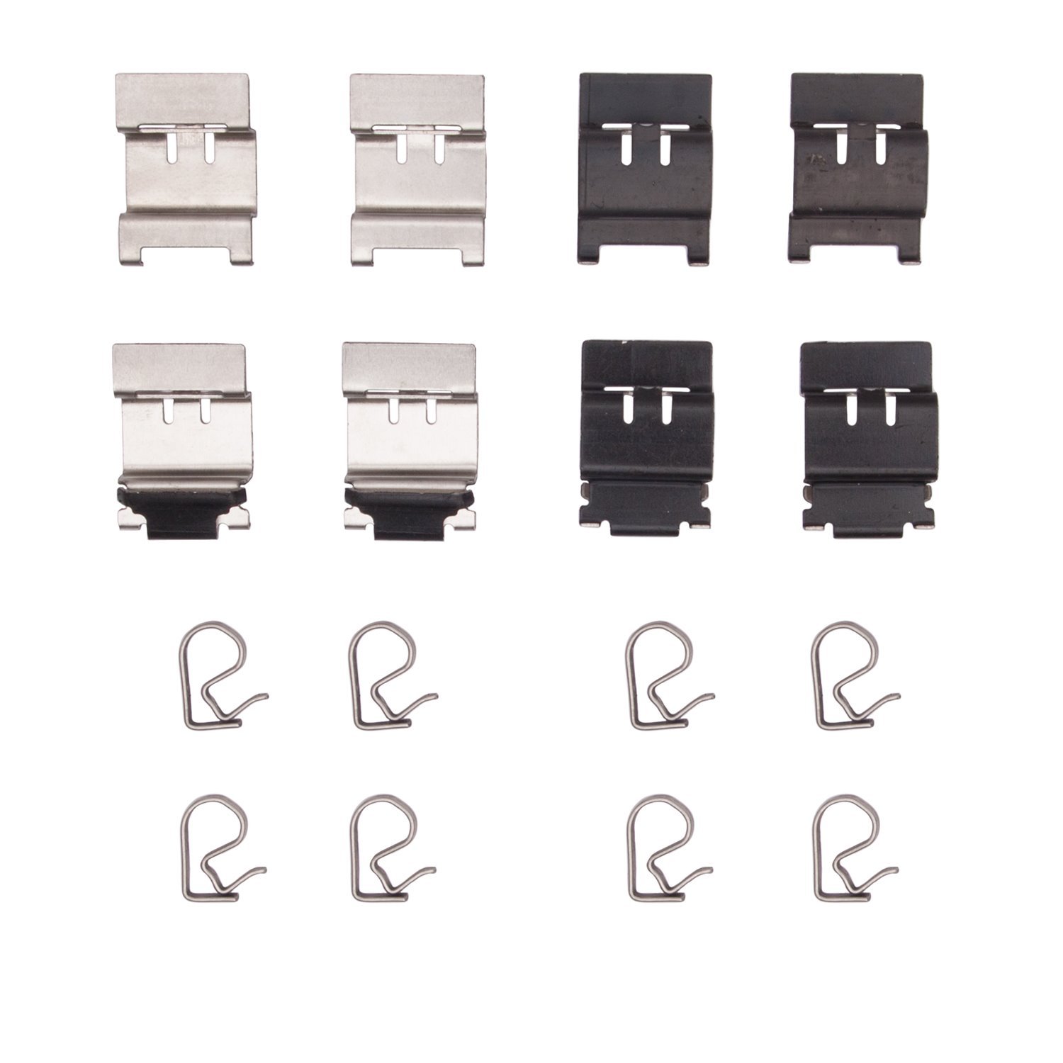 Disc Brake Hardware Kit, Fits Select Fits Multiple Makes/Models, Position: Rear