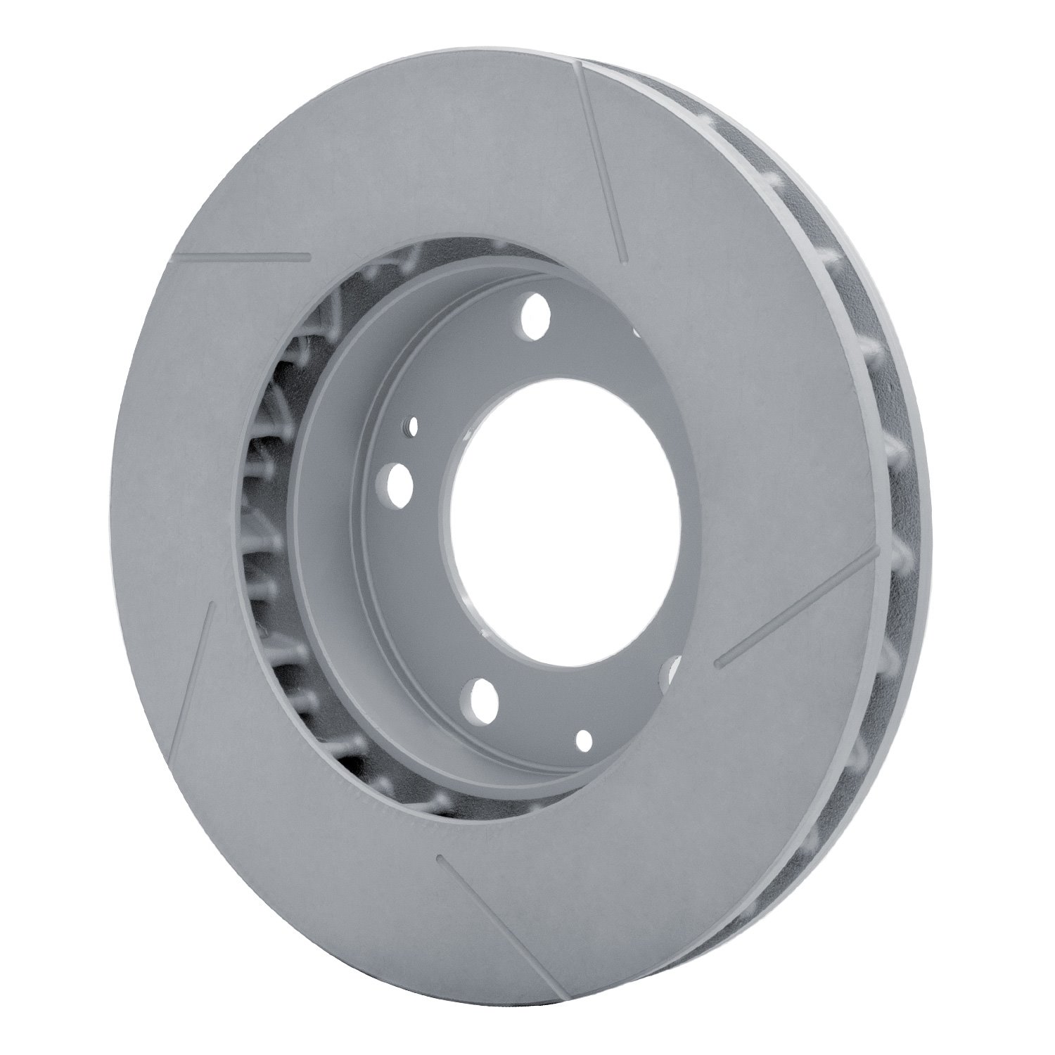 Hi-Carbon Alloy Geomet-Coated Slotted Rotor, 1982-1985 Audi/Porsche/Volkswagen, Position: Front Right