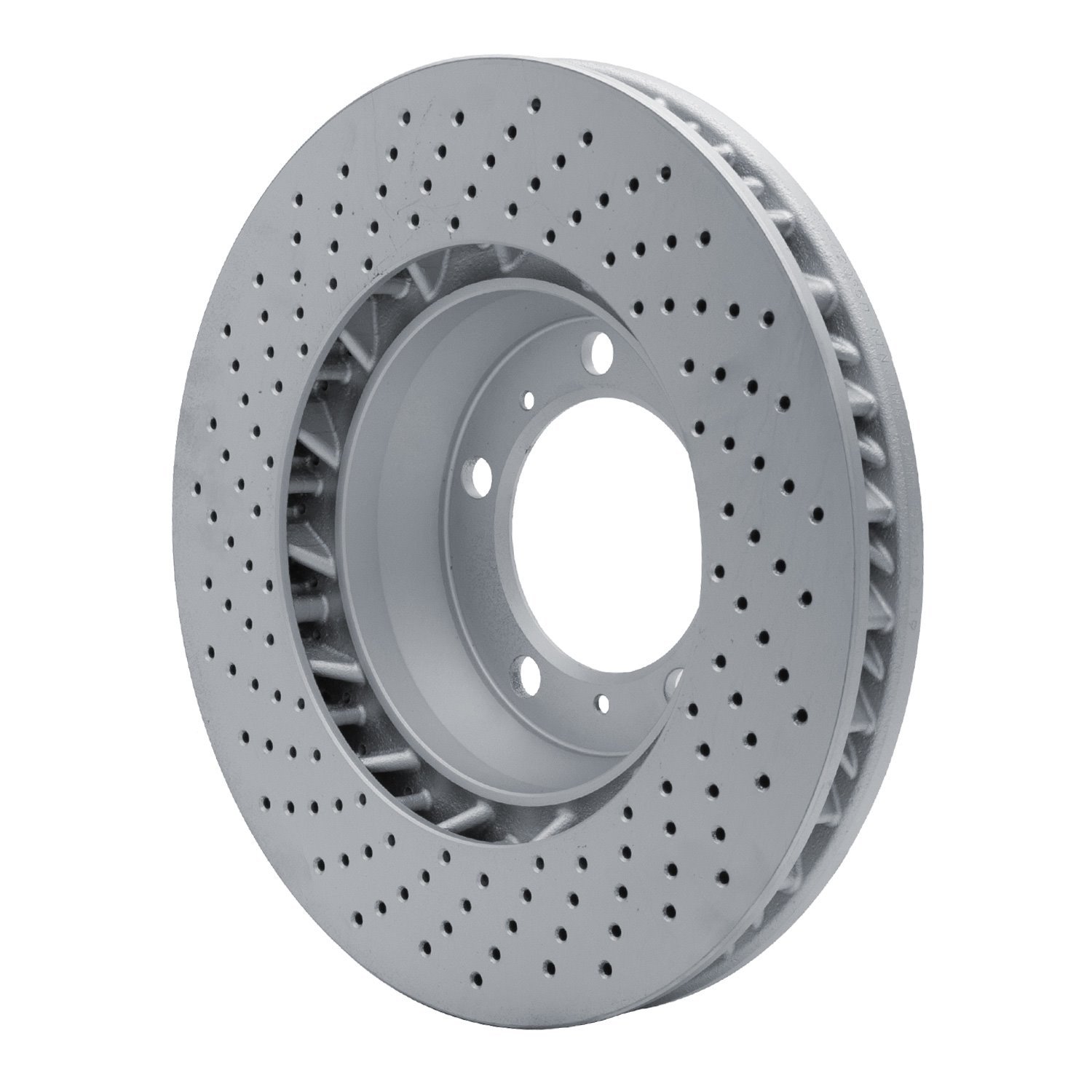 Hi-Carbon Alloy Geomet-Coated Drilled Rotor, 1999-2021 Audi/Porsche/Volkswagen, Position: Front Right