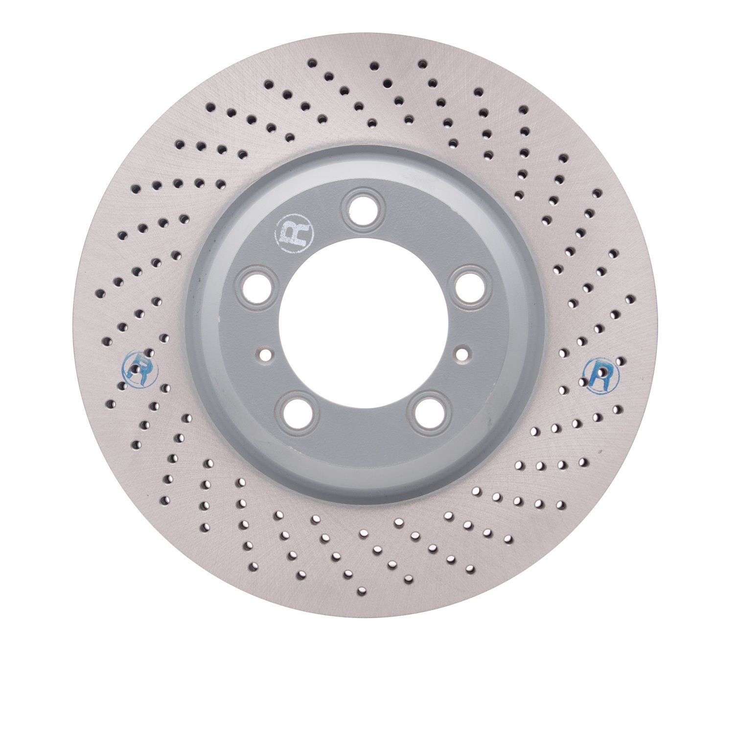 Hi-Carbon Alloy Geomet-Coated Drilled Rotor, 2002-2008 Audi/Porsche/Volkswagen, Position: Front Right