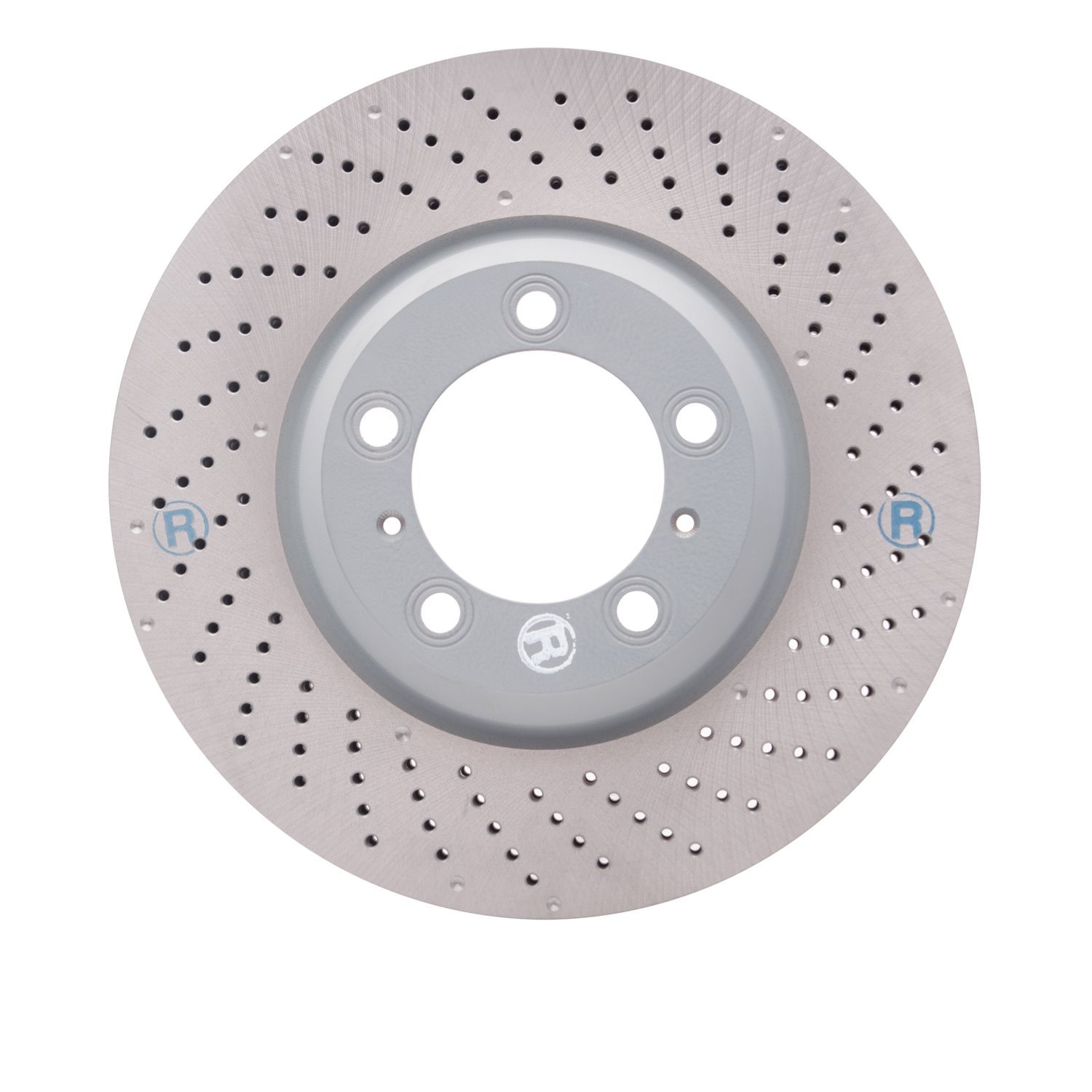Hi-Carbon Alloy Geomet-Coated Drilled Rotor, 2007-2013 Audi/Porsche/Volkswagen, Position: Front Right
