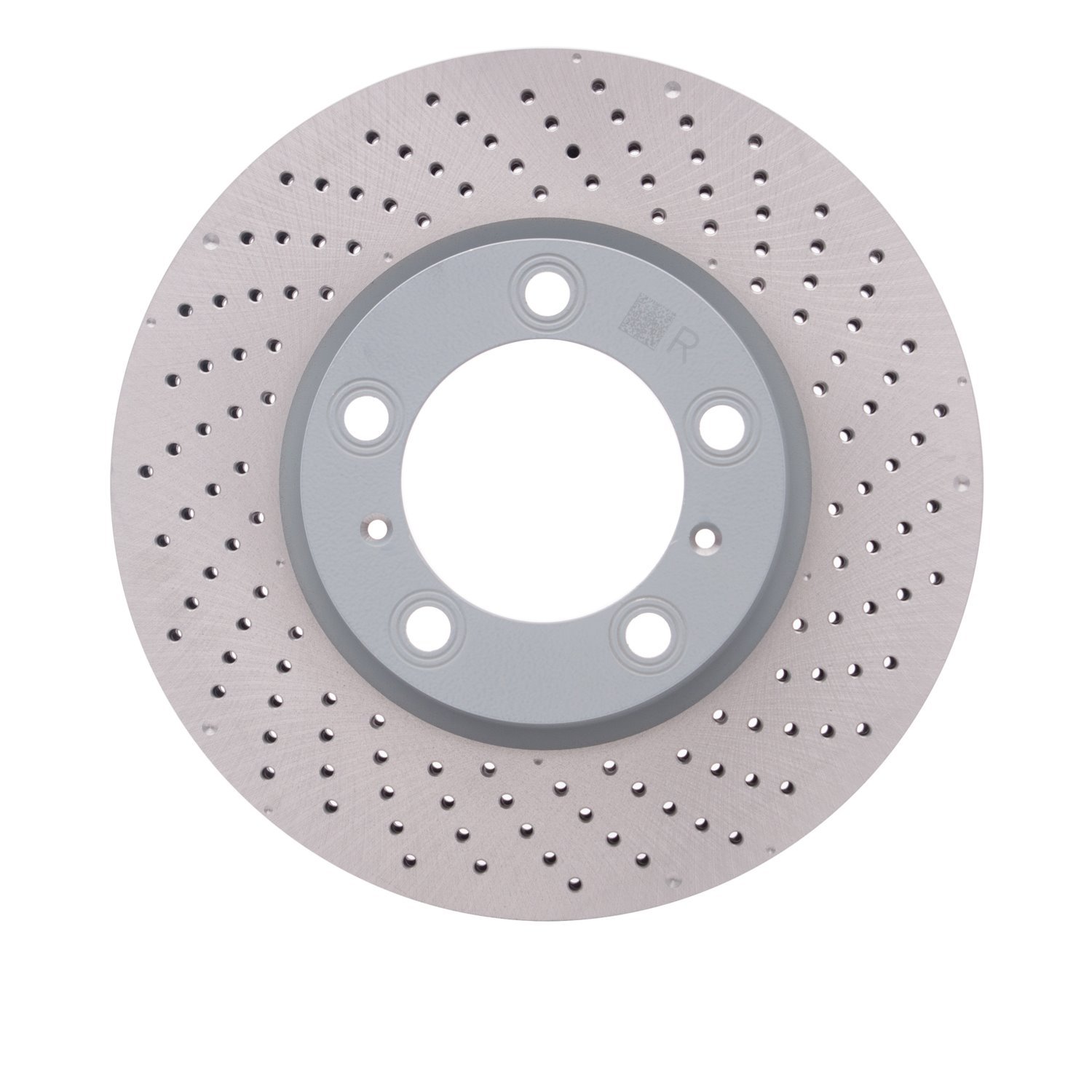 Hi-Carbon Alloy Geomet-Coated Drilled Rotor, 2013-2016 Audi/Porsche/Volkswagen, Position: Front Right