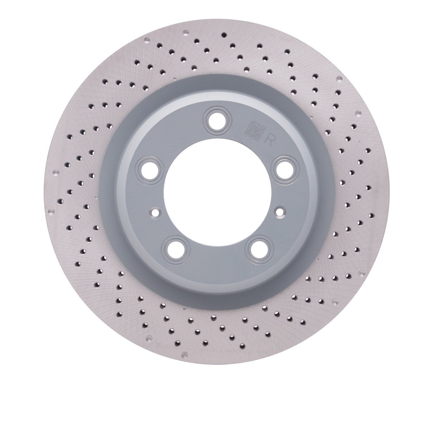 Hi-Carbon Alloy Geomet-Coated Drilled Rotor, 2012-2016 Audi/Porsche/Volkswagen, Position: Rear Right