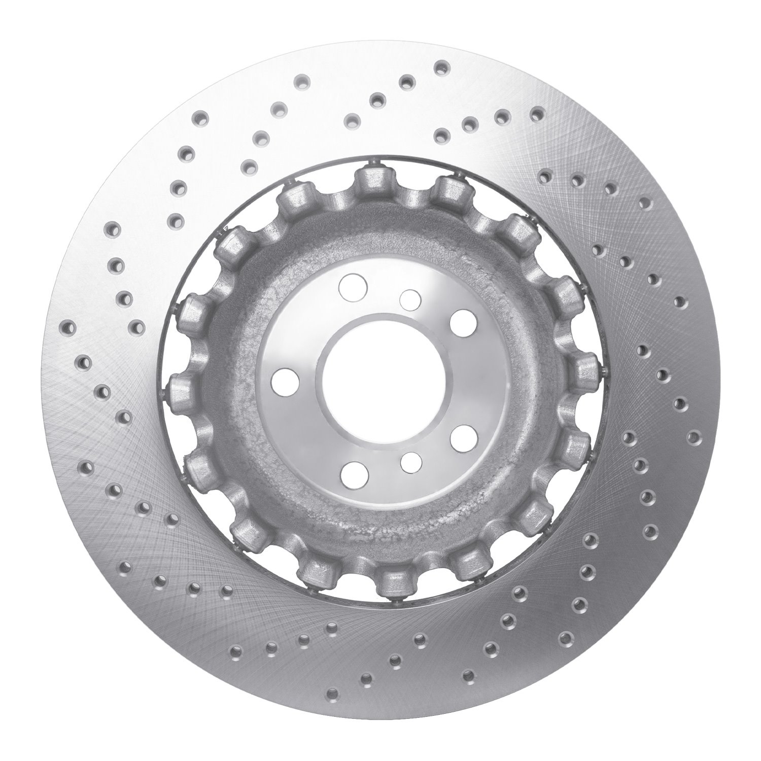 Hi-Carbon Alloy Geomet-Coated Drilled Rotor, 2012-2019 BMW,
