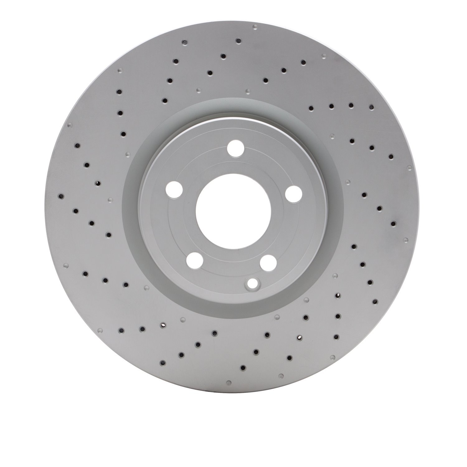 Hi-Carbon Alloy Geomet-Coated Drilled Rotor, 2013-2020 Mercedes-Benz, Position: Front