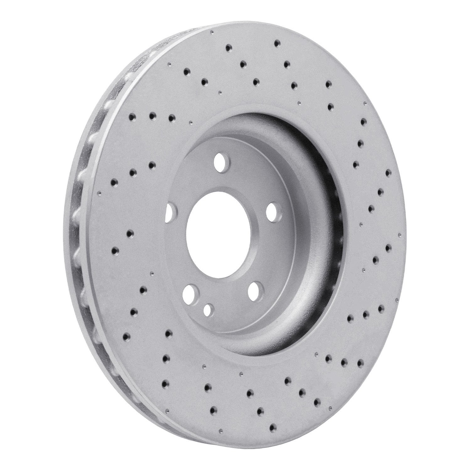 Hi-Carbon Alloy Geomet-Coated Drilled Rotor, 2014-2020 Fits