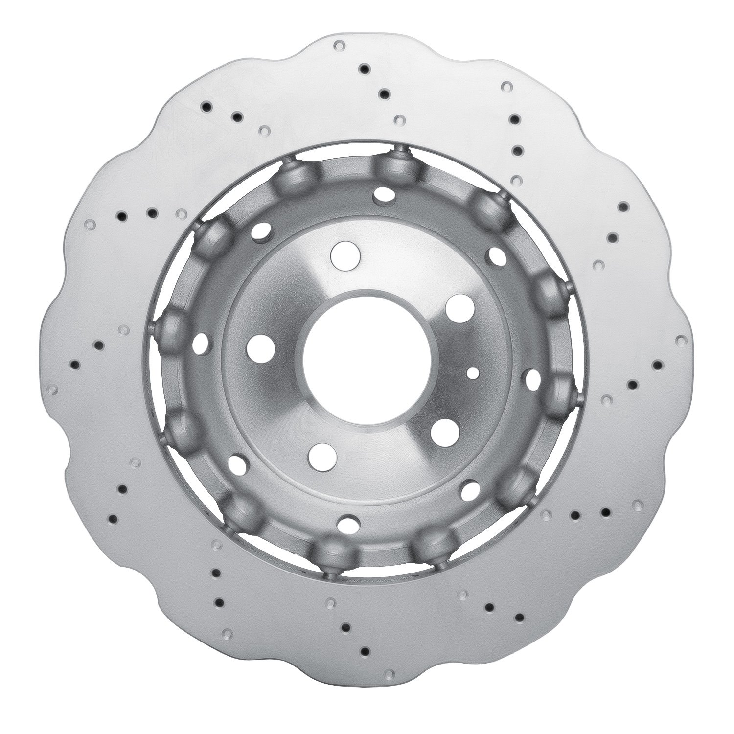 Hi-Carbon Alloy Geomet-Coated Drilled Rotor, 2013-2015 Audi/Porsche/Volkswagen, Position: Rear
