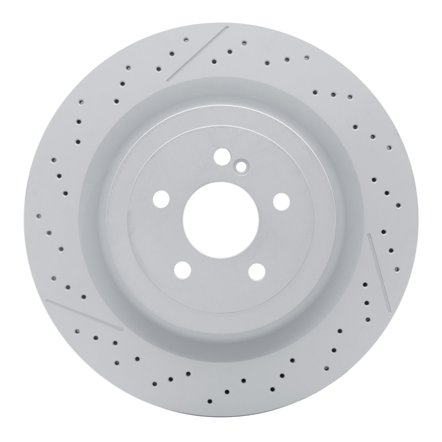 GeoSpec-Coated Drilled & Slotted Rotor, 2013-2021 Mercedes-Benz, Position: Rear