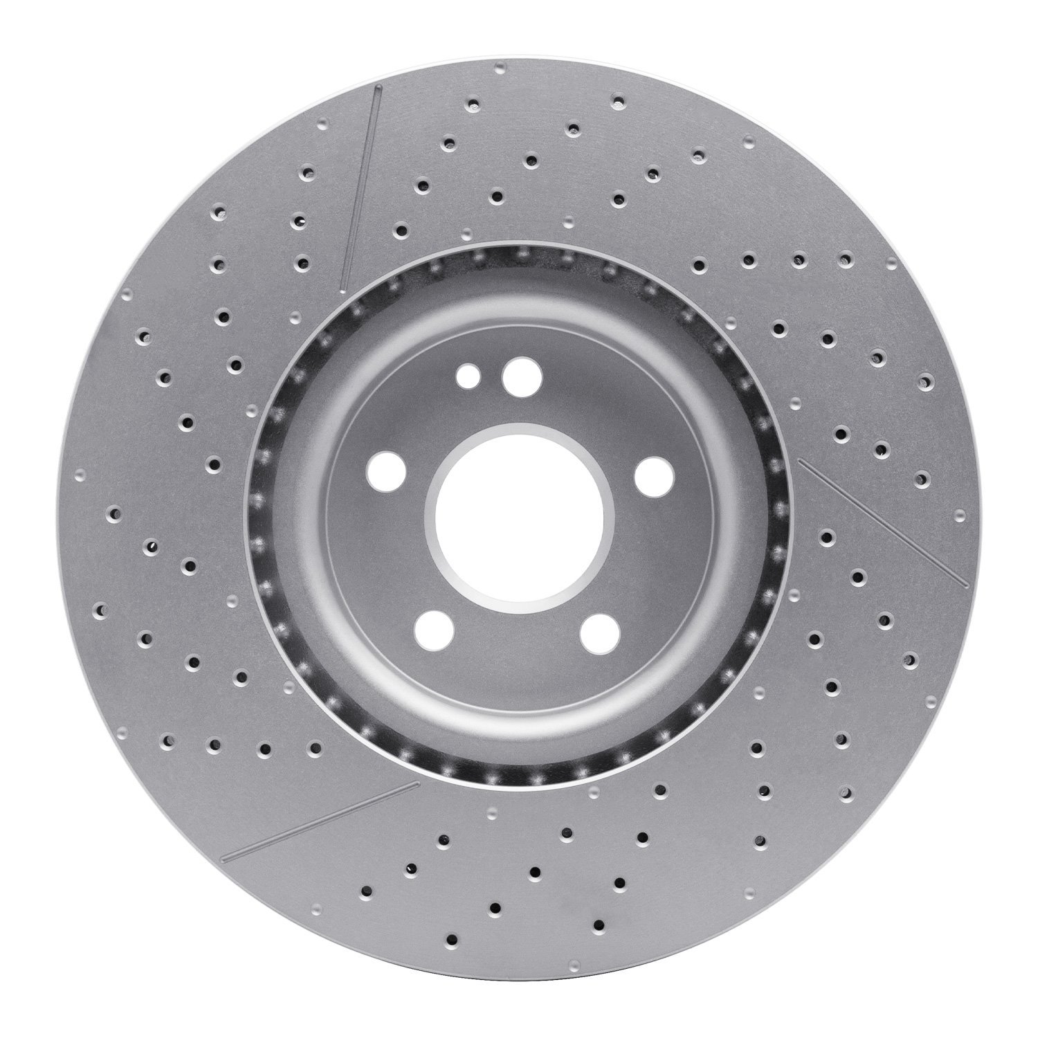 GeoSpec-Coated Drilled & Slotted Rotor, 2014-2019 Mercedes-Benz, Position: Front