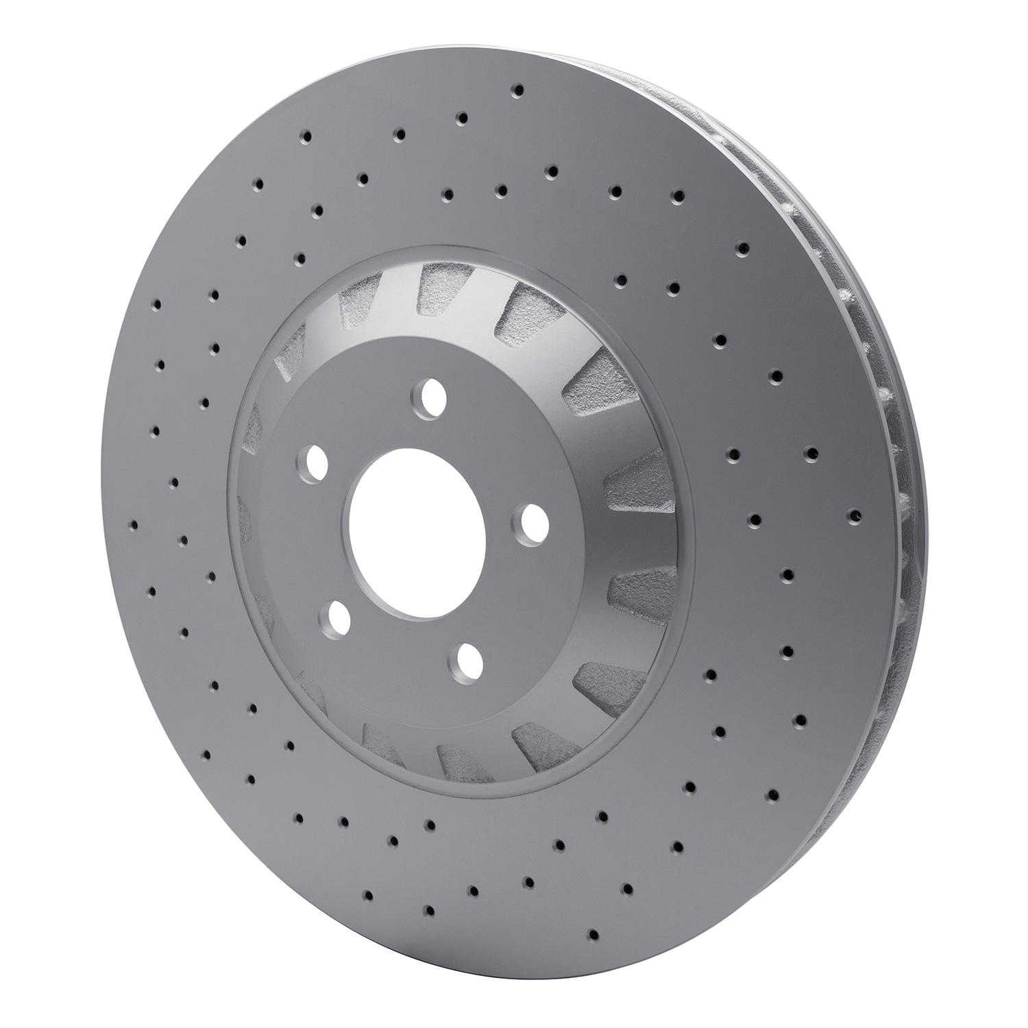 GeoSpec-Coated Drilled Rotor, 2016-2018 Ford/Lincoln/Mercury/Mazda, Position: Right Front