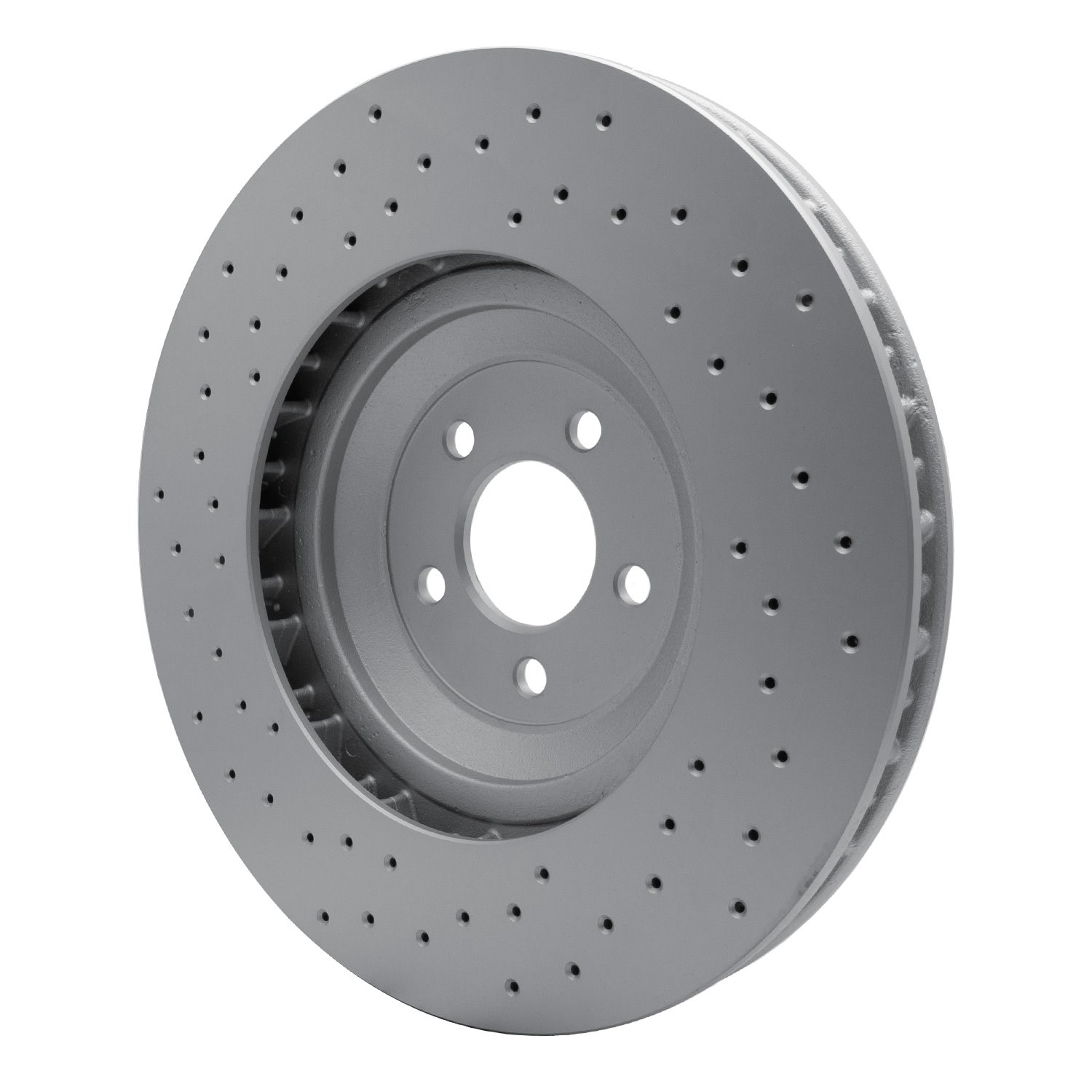 GeoSpec-Coated Drilled Rotor, 2016-2018 Ford/Lincoln/Mercury/Mazda, Position: Front Left