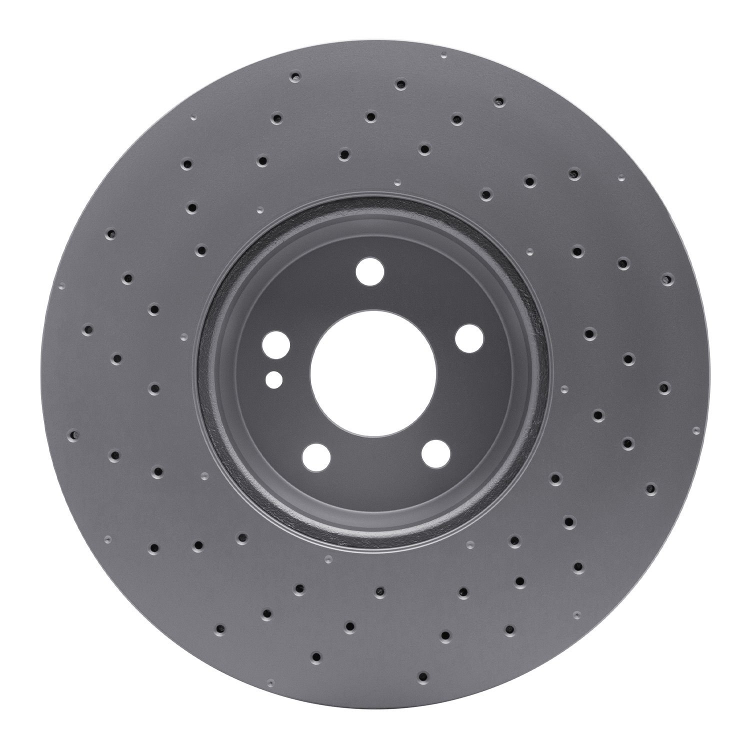 GeoSpec-Coated Drilled Rotor, Fits Select Mercedes-Benz, Position: Front