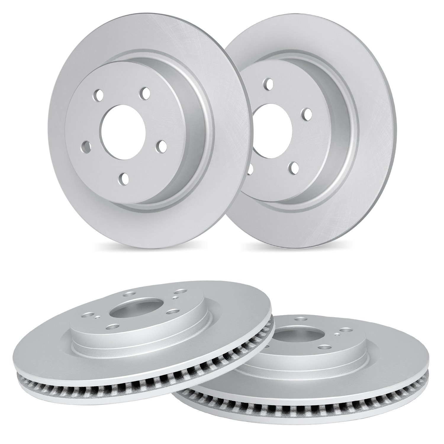 GEO-Carbon Brake Rotor Set, Fits Select Acura/Honda, Position: Front & Rear