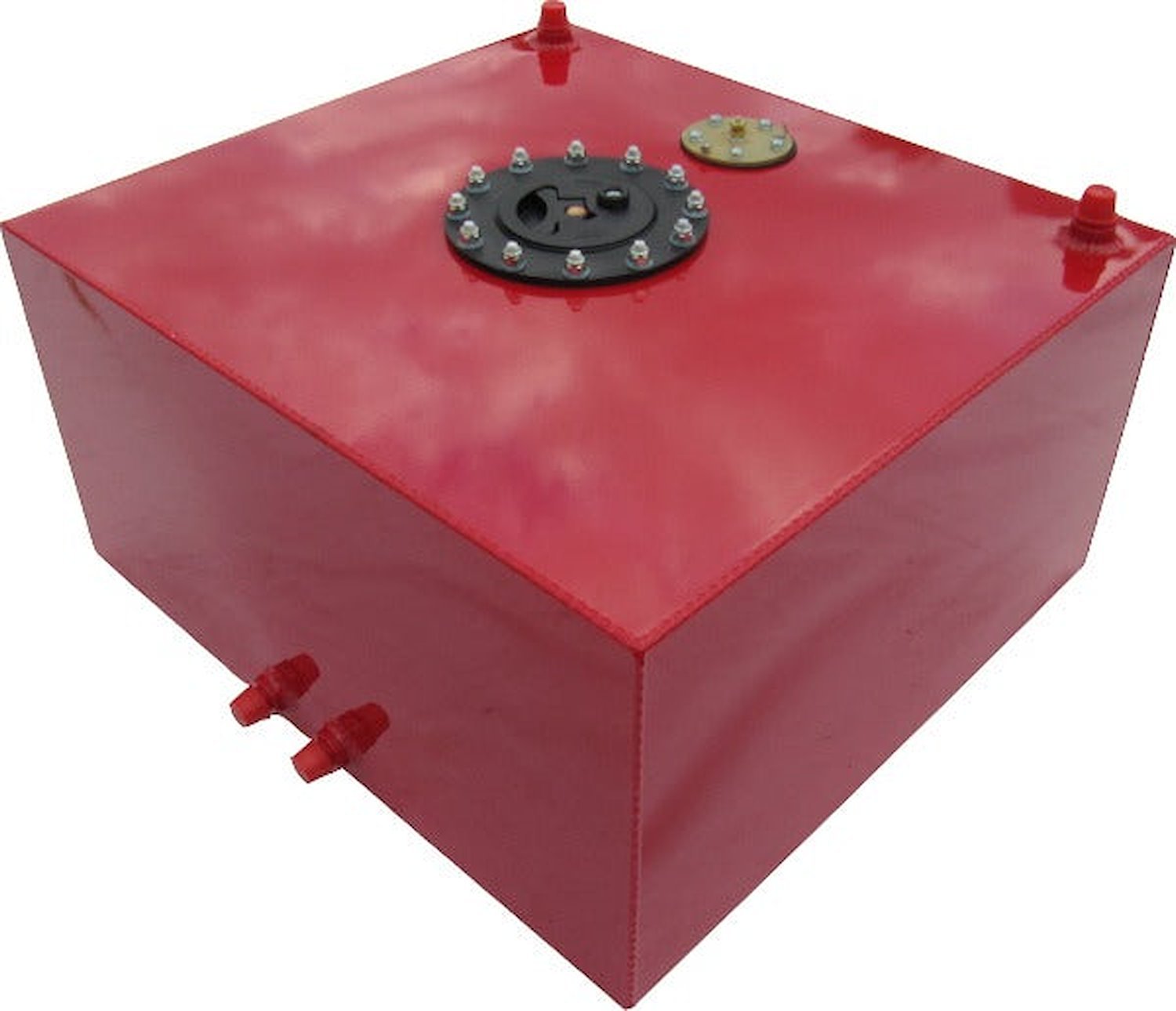 2150ABS Aluminum Fuel Cell, 15-Gallon, Red Powder Coated
