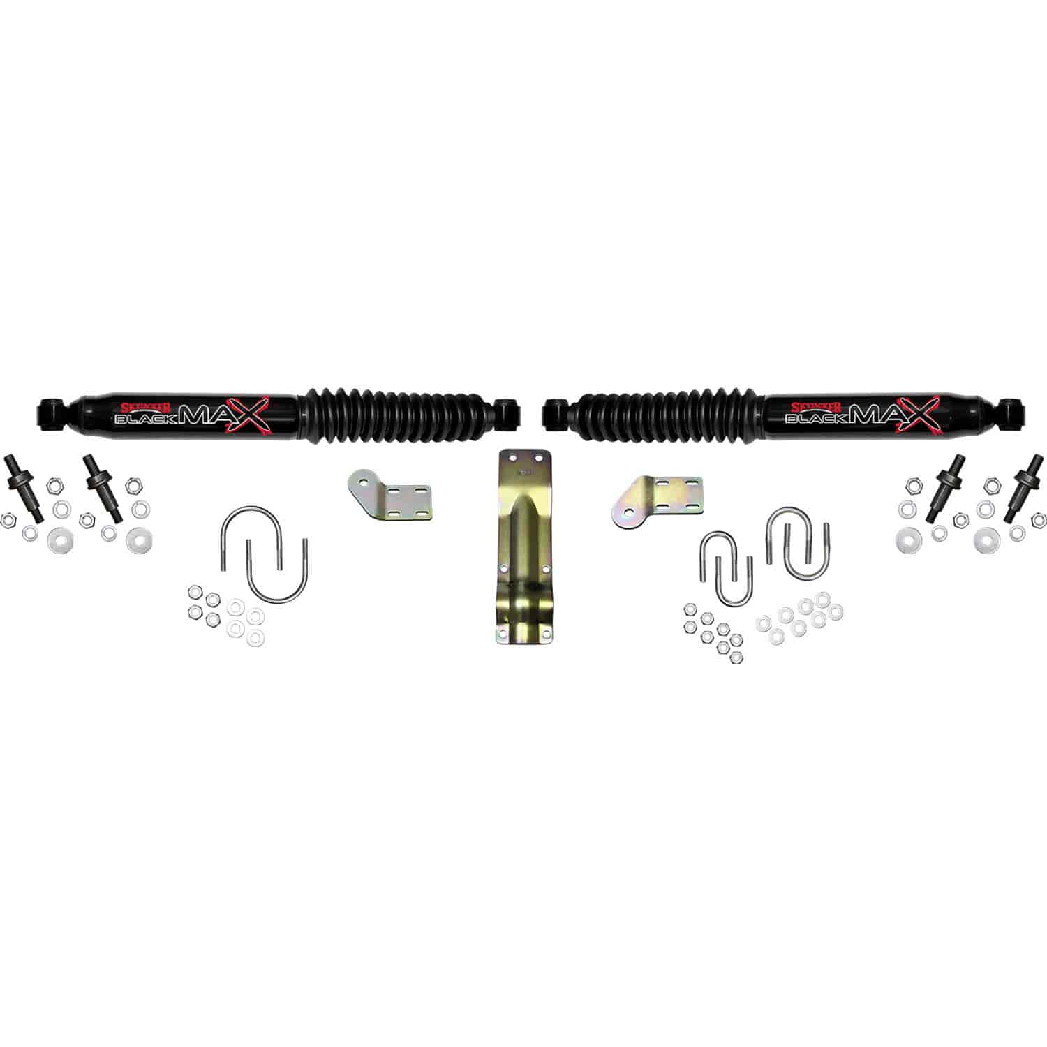 Dual Black MAX Stabilizer 1998-2002 for Dodge Ram 3/4, 1 Ton 4WD with 3-3/4" Axle Tube