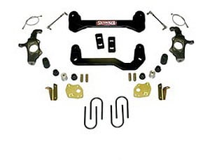 Suspension Lift Kit; 4 in. Lift; Incl. String Knuckles; X-Members;Bump Stops Ext.;Torsion Bar Reloc.