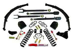 Suspension Lift Kit 4 in. Lift Incl. Front Coil Springs System Box PN[F5451S] 4-Link Conversion Rear Shocks