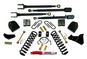 Suspension Lift Kit 4 in. Lift Front Coil Springs Component Box PN[F8451H] 4-Link Conversion
