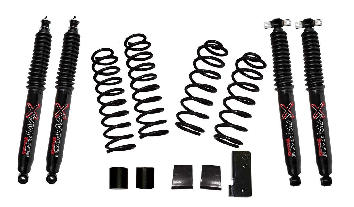 JK200BPBSR Front and Rear Suspension Lift Kit, Lift Amount: 2.5 in. Front/2.5 in. Rear