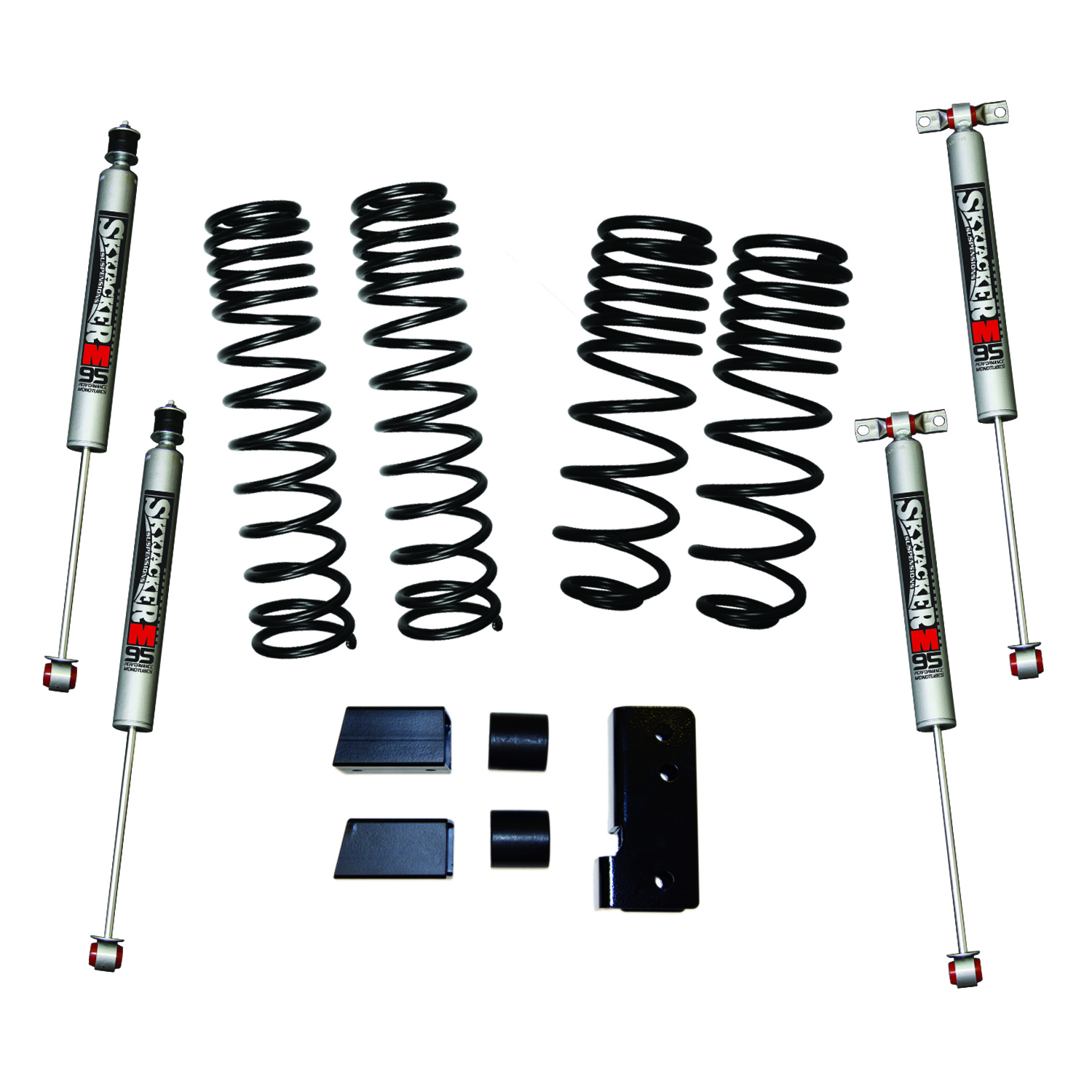 JK20BPMLT Front and Rear Suspension Lift Kit, Lift Amount: 2.5 in. Front/2.5 in. Rear