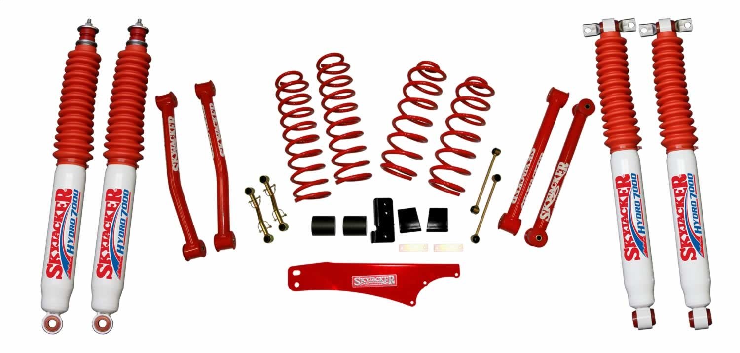 JK2501KCR-H Front and Rear Suspension Lift Kit, Lift Amount: 2.5 in. Front/2.5 in. Rear