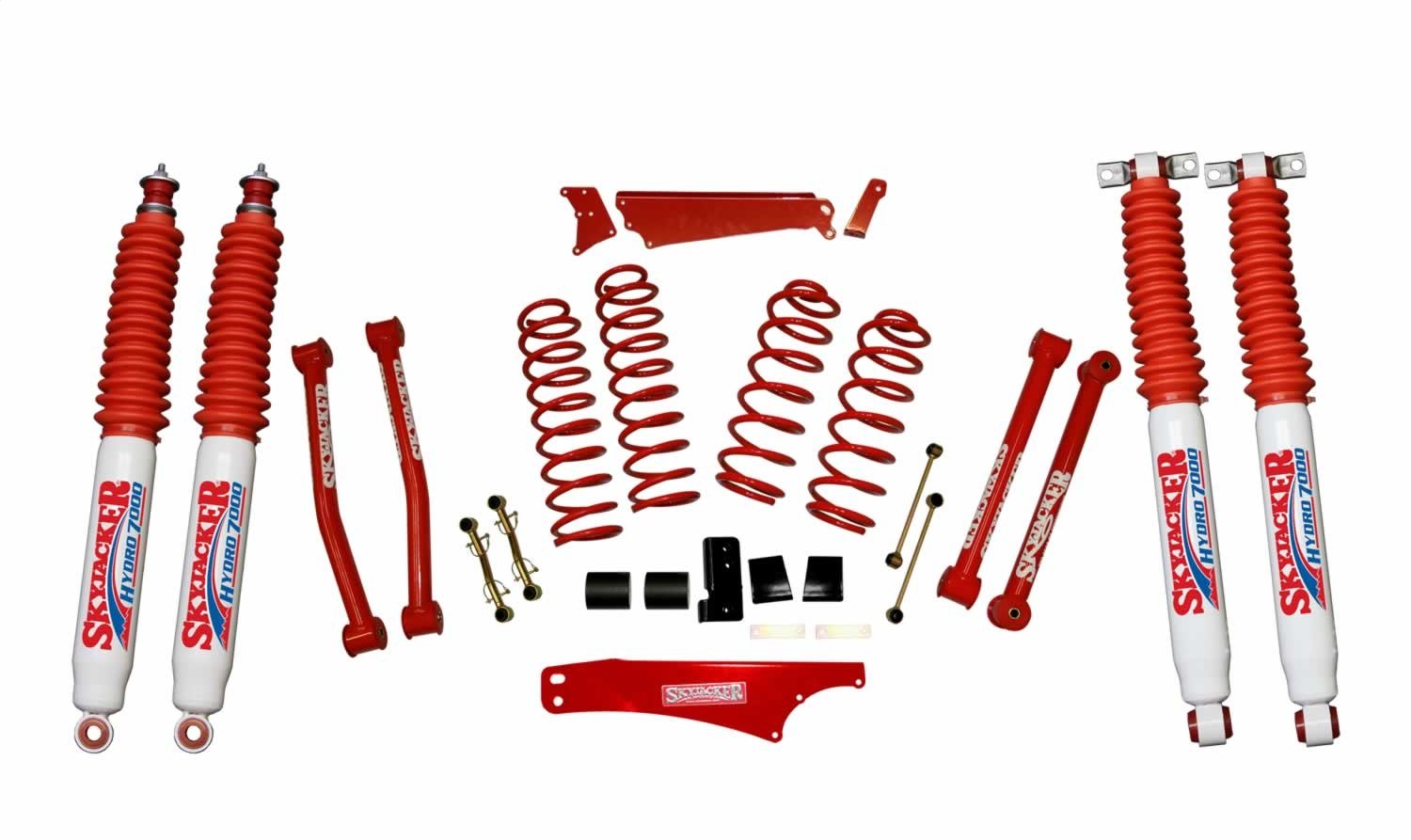 JK401KCR-H Front and Rear Suspension Lift Kit, Lift Amount: 4-5 in. Front/4-5 in. Rear