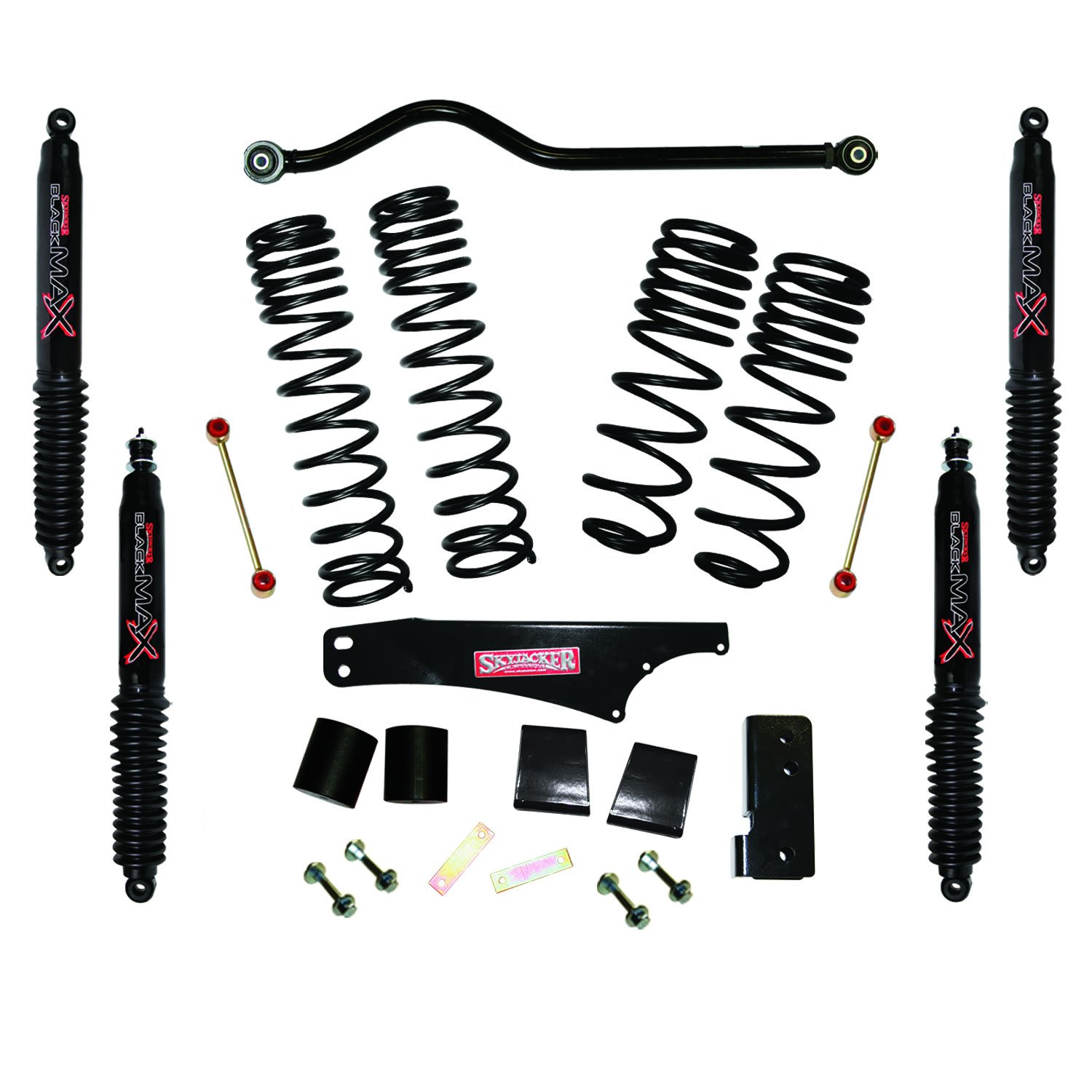 JK40BPBLT Front and Rear Suspension Lift Kit, Lift Amount: 4 in. Front/4 in. Rear