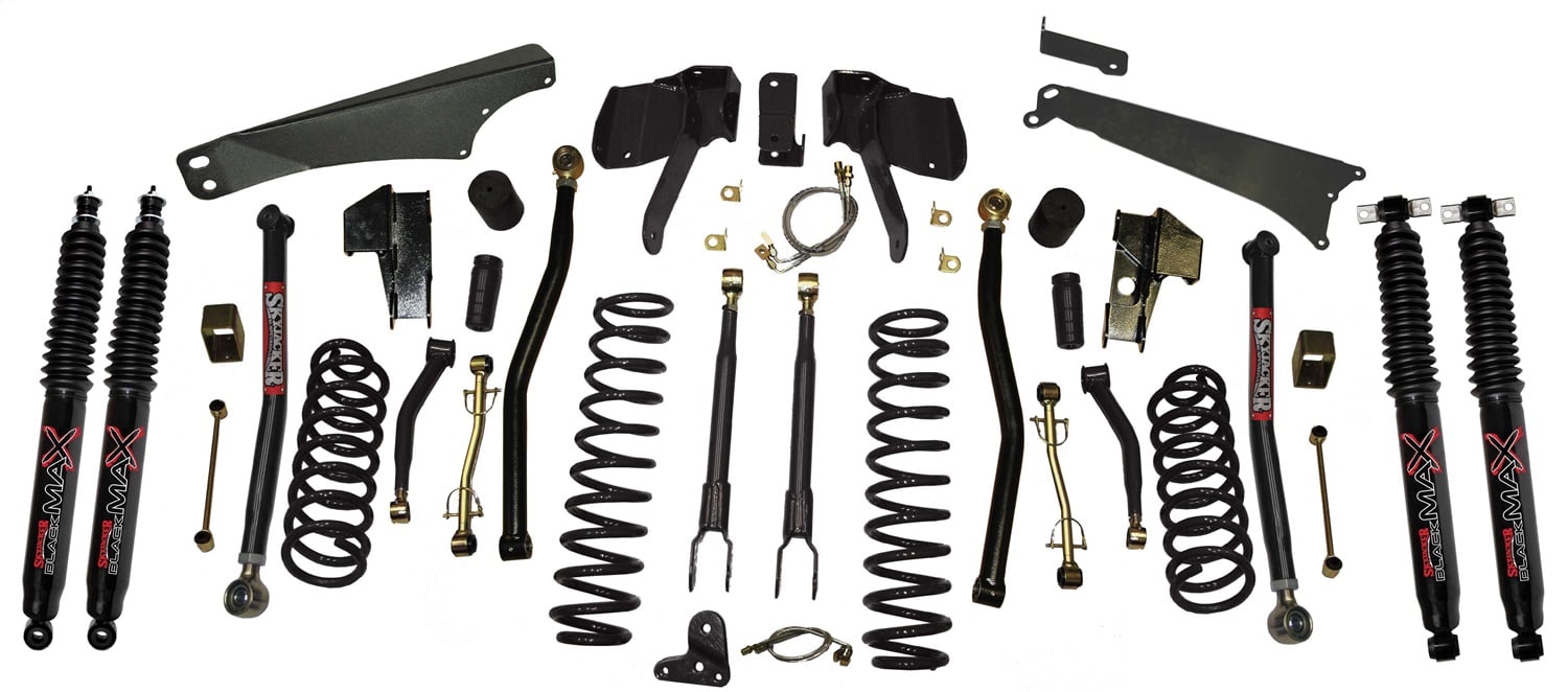 JK40LAK-SX-B Front and Rear Suspension Lift Kit, Lift Amount: 4 in. Front/4 in. Rear
