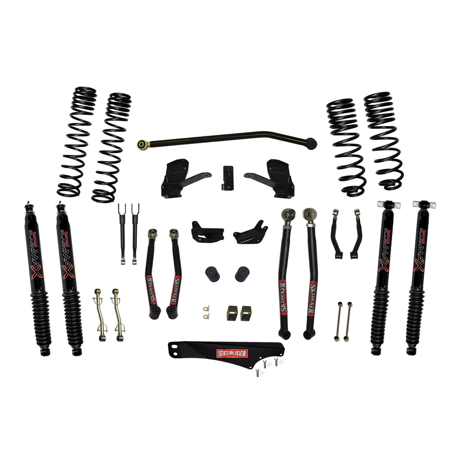 JK40LKLT-SXB Front and Rear Suspension Lift Kit, Lift Amount: 4 in. Front/4 in. Rear