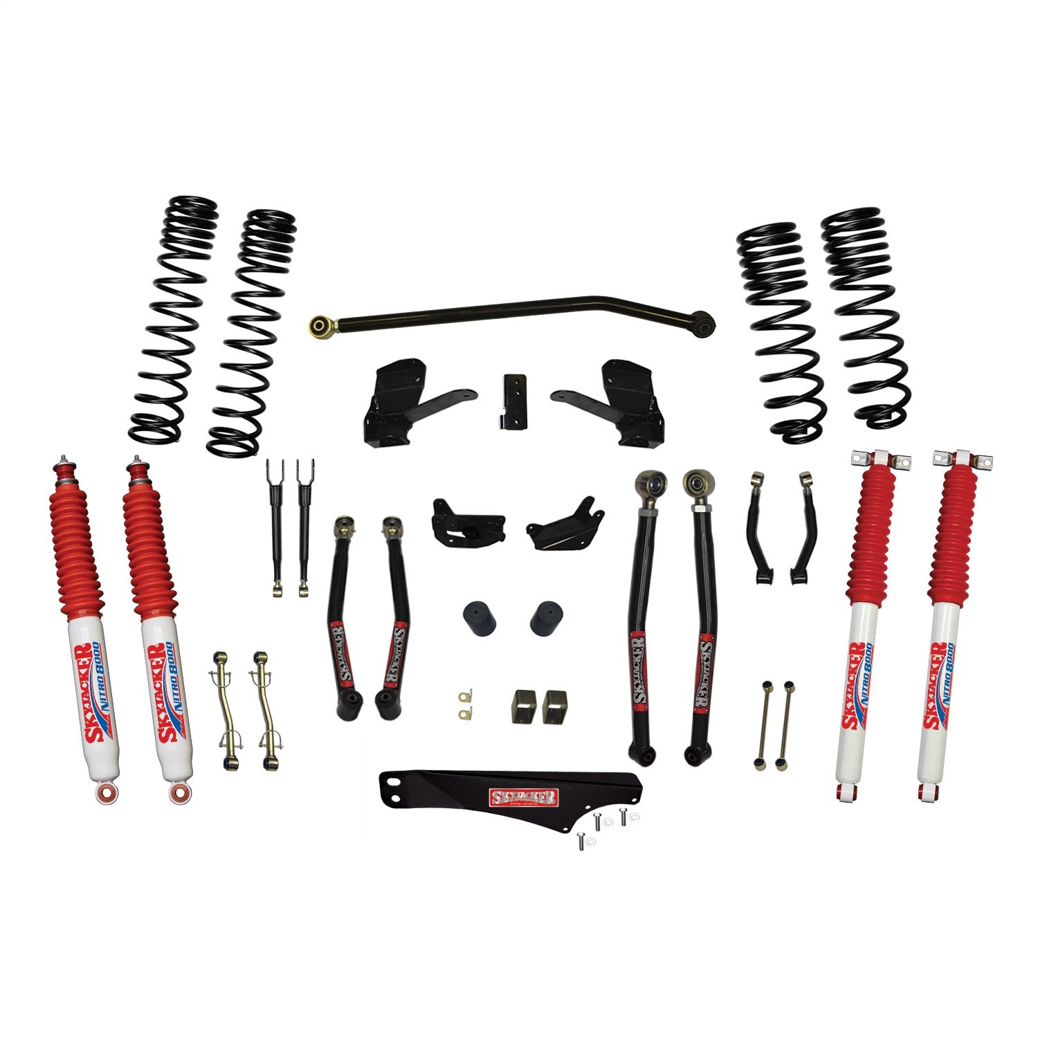 JK40LKLT-SXN Front and Rear Suspension Lift Kit, Lift Amount: 4 in. Front/4 in. Rear