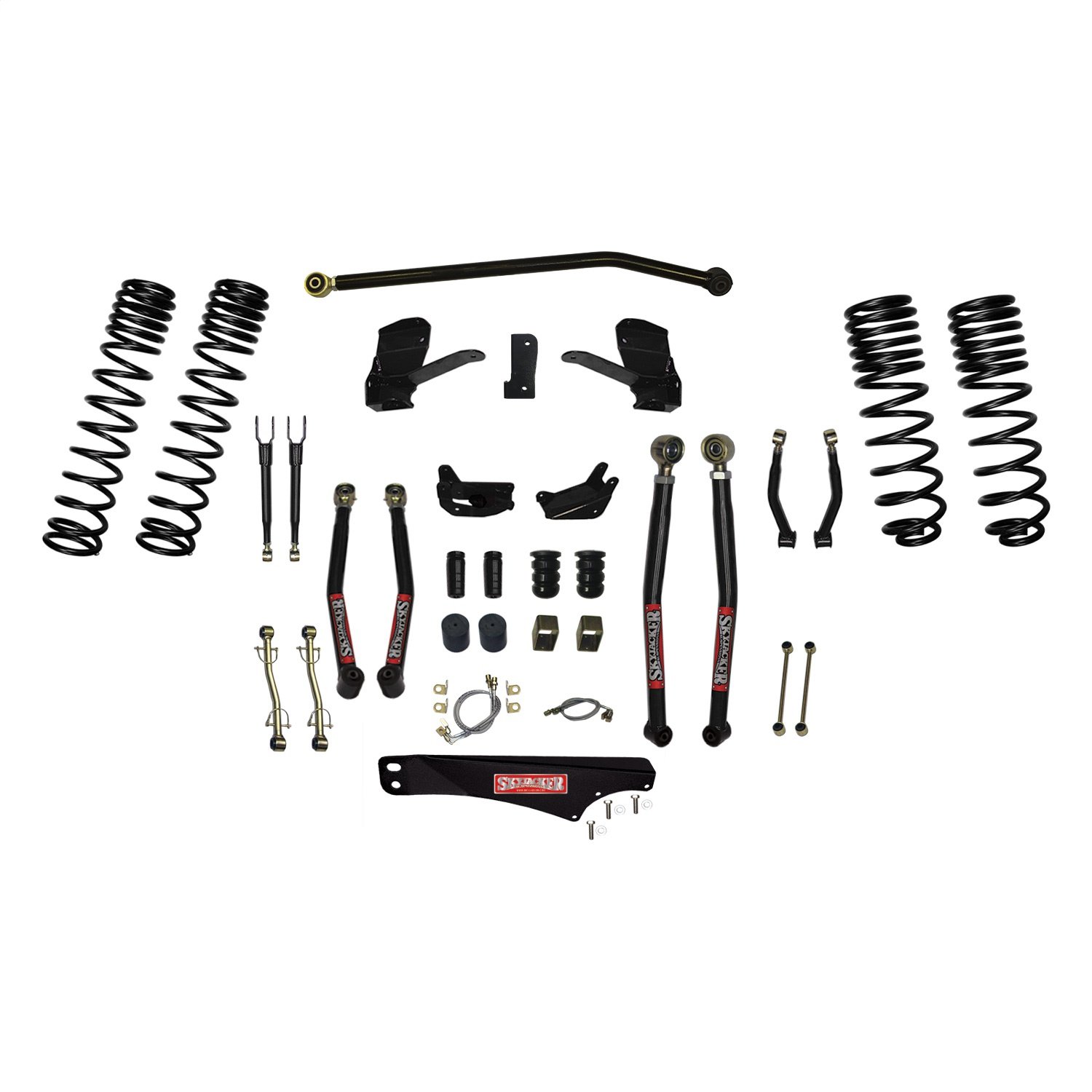 JK60LKLT-SX Front and Rear Suspension Lift Kit, Lift Amount: 6 in. Front/6 in. Rear