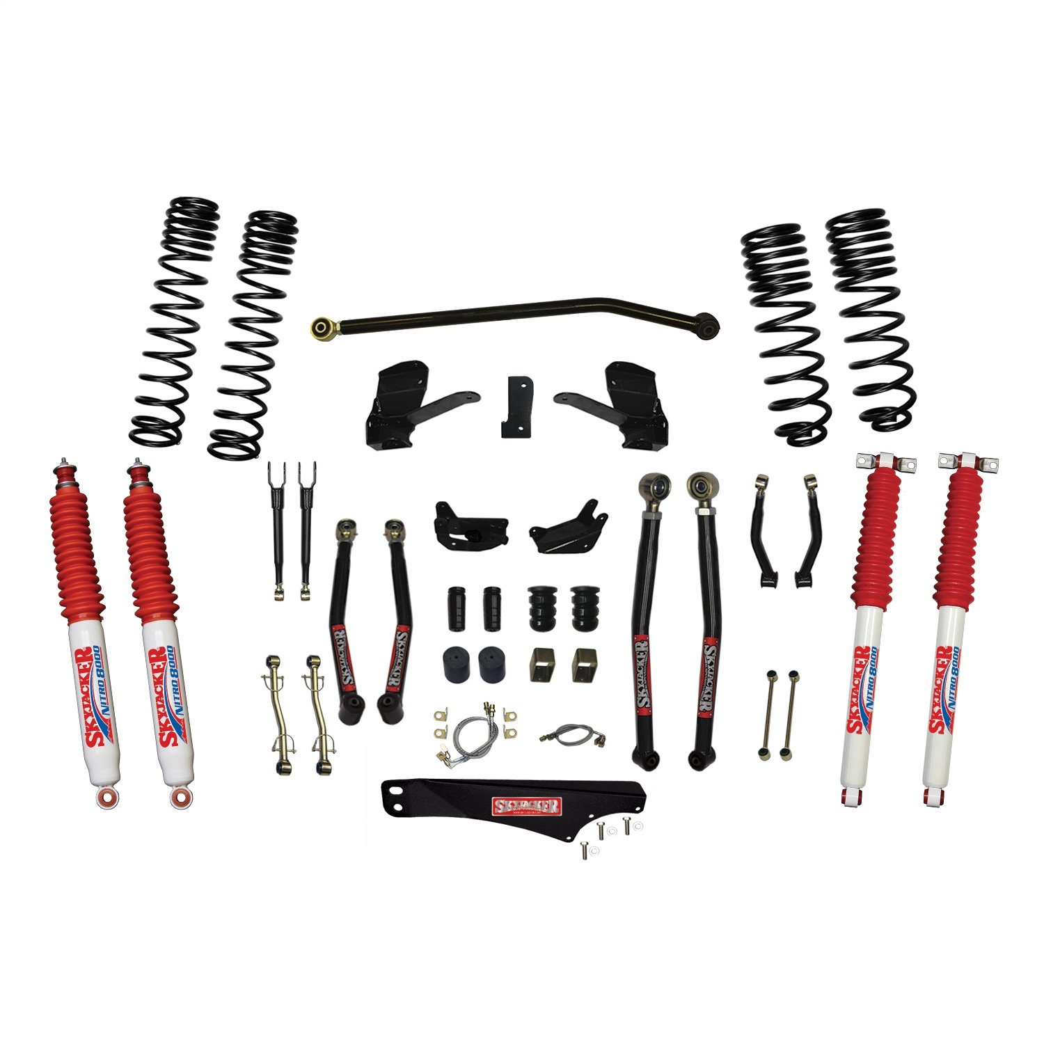 JK60LKLT-SXN Front and Rear Suspension Lift Kit, Lift Amount: 6 in. Front/6 in. Rear