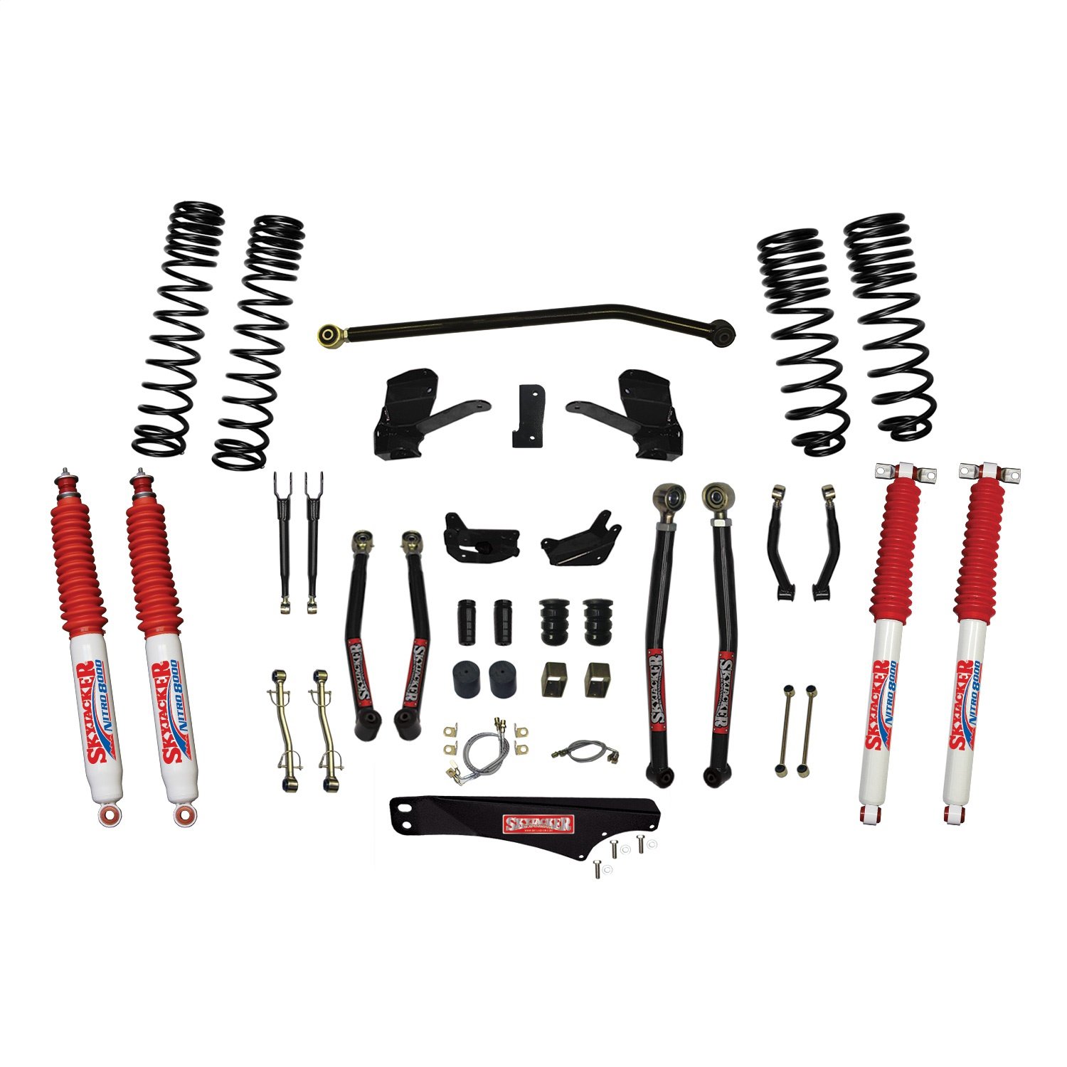 JK70LKLT-SXN Front and Rear Suspension Lift Kit, Lift Amount: 7 in. Front/7 in. Rear