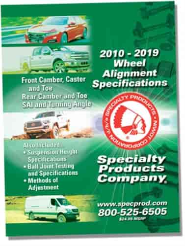 Wheel Alignment Specs Book for All 2010-2019 Vehicles