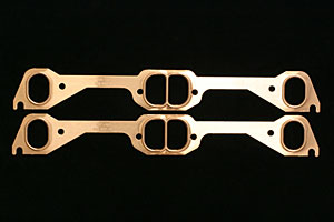 Pro Copper Exhaust Gaskets Pontiac V8 with D-port stock manifold or headers