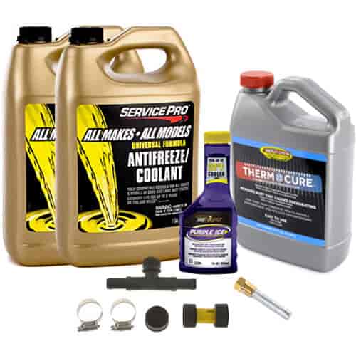 Cooling System Flush and Cool Kit Includes: (1) 12oz Bottle Royal Purple/Purple Ice