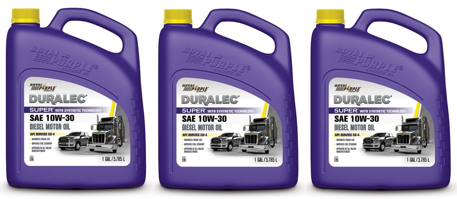 Duralec Super Motor Oil 10W-30 Case of 3, 1 Gallon Bottles