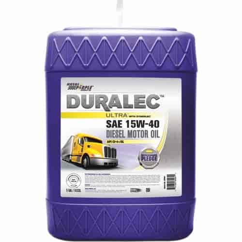 Duralec Ultra Motor Oil 15W-40, 5 Gallon