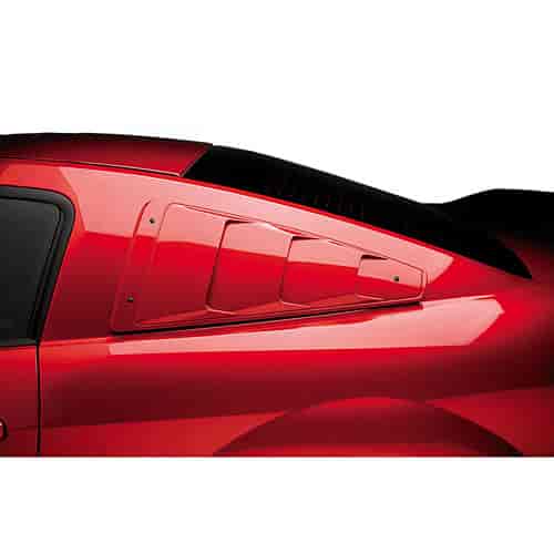 Quarter Window Louvers 2005-09 Ford Mustang Coupe