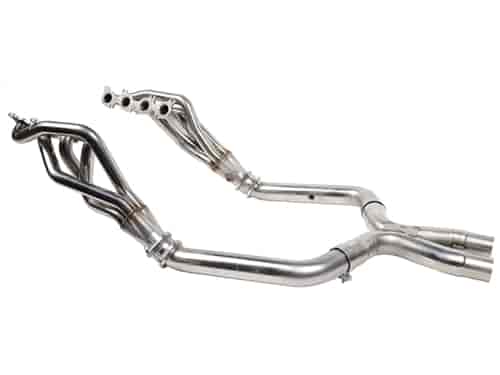 2011-2014 Ford Mustang GT 5.0L V8 1 3/4-inch by 3-inch Headers with 3-inch by 2?-inch Off-Road X-Pip