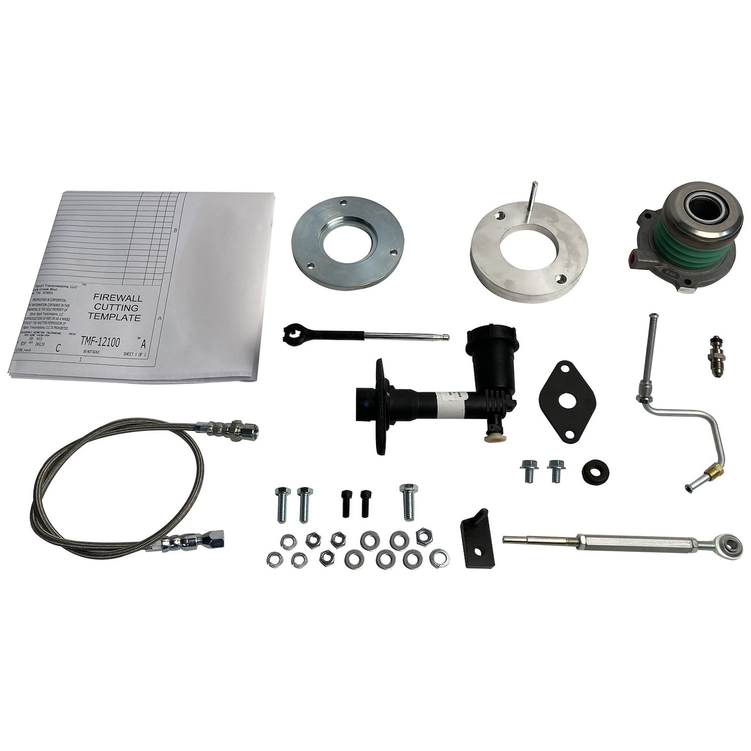 Hydraulic Clutch Kit 1965 1966 Ford Mustang with Tremec T5