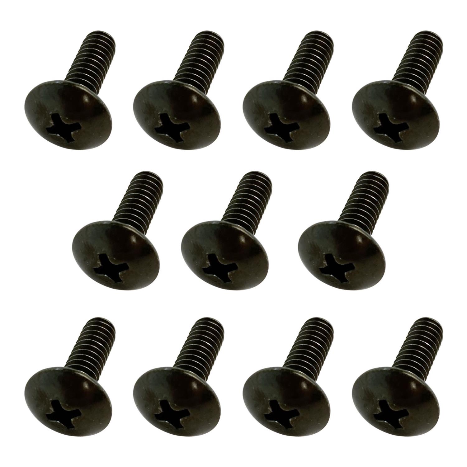 Shifter boot retainer screw set 11pc 1963-1967 Chevy