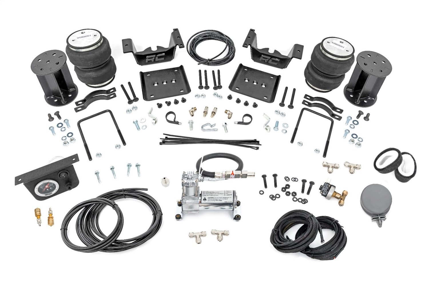 100056C Air Spring Kit w/compressor, 6-7.5 in. Lift Kit, Chevy/GMC 1500 (07-18)