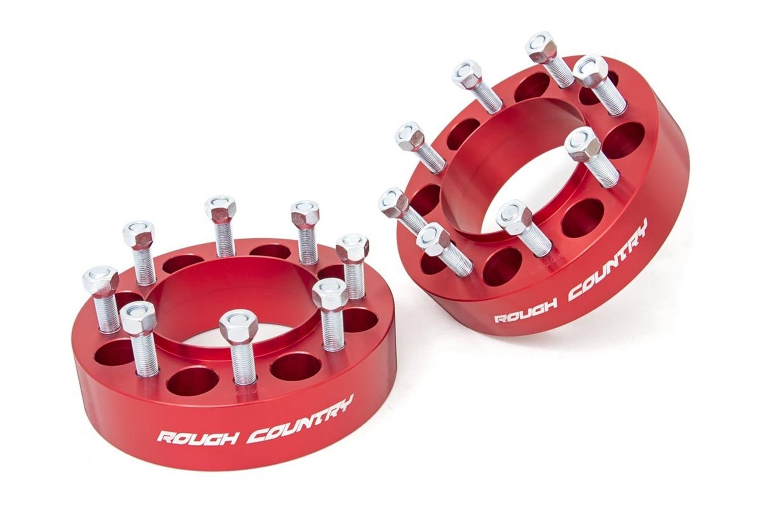 1094ARED 2in Wheel Spacers (Pair; Red)