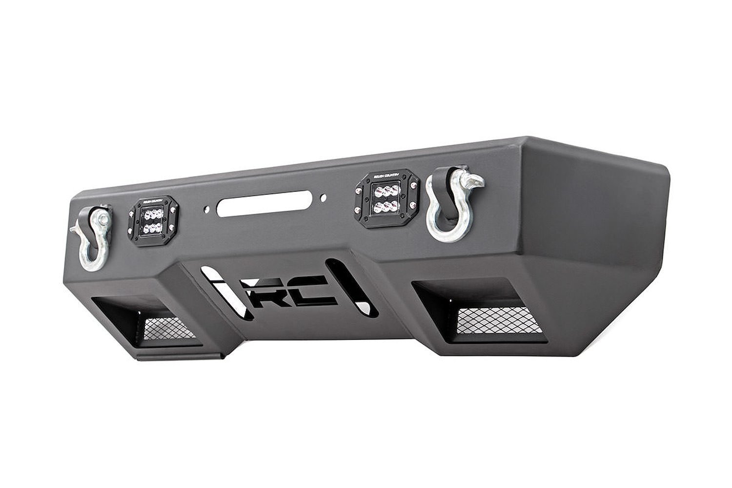 11831 Front Stealth Stubby Winch Bumper w/ Black Series LED Lights