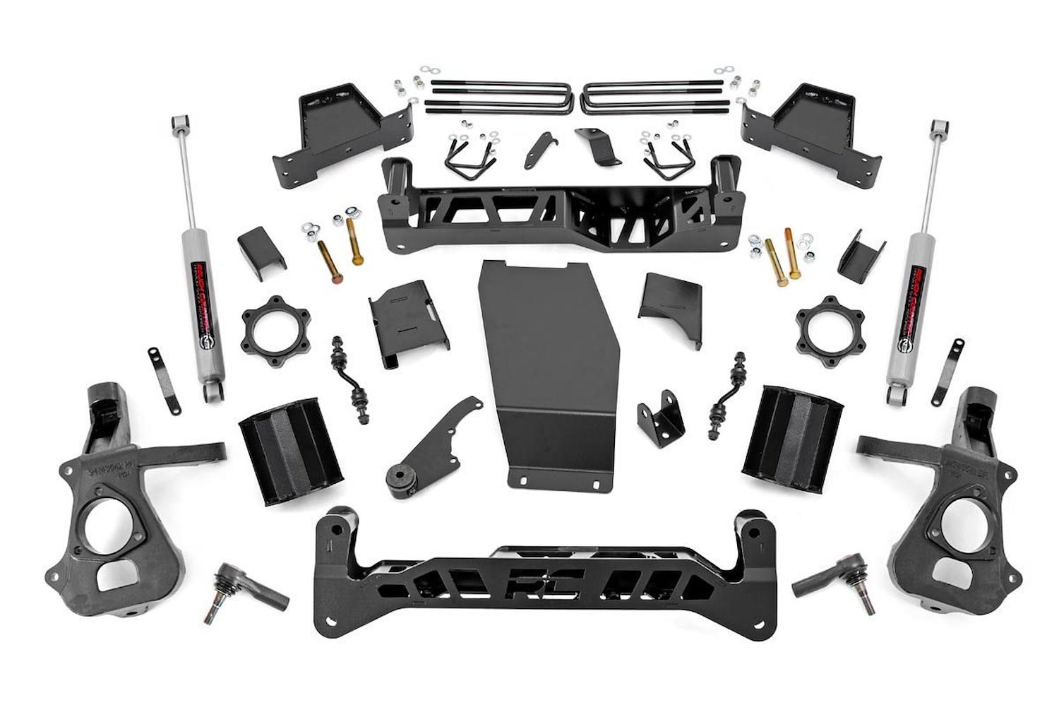 17431 7in GM Suspension Lift Kit (14-18 1500 PU 4WD, Aluminum/Stamped Steel)