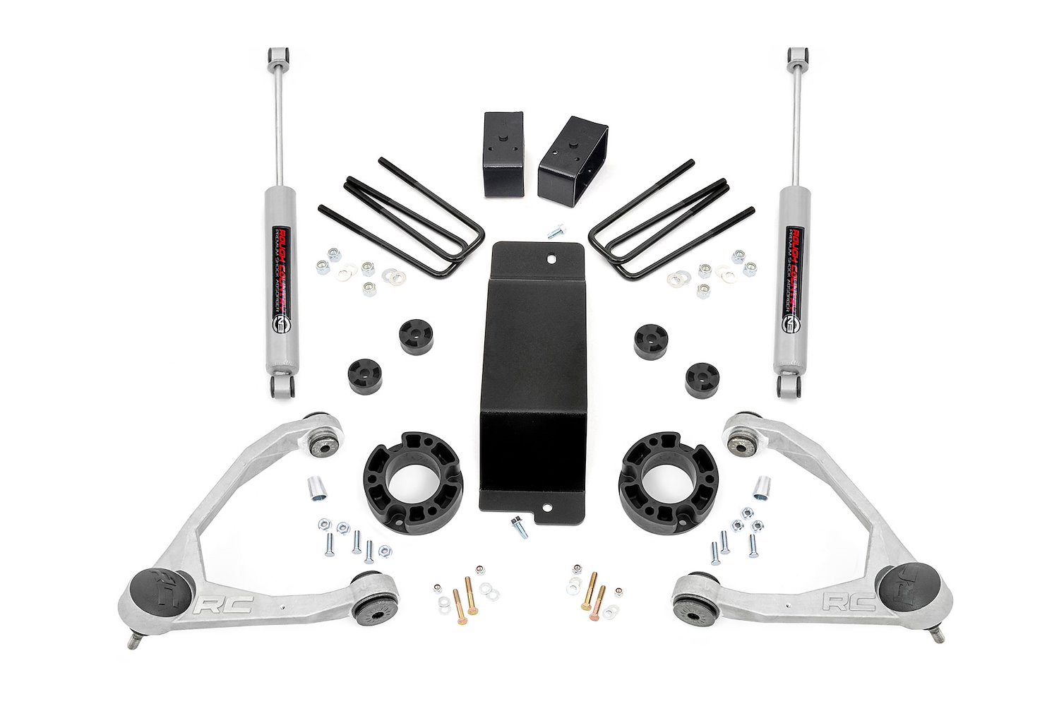 19431A 3.5in GM Suspension Lift Kit w/ Forged Upper Control Arms (07-16 1500 PU 4WD)